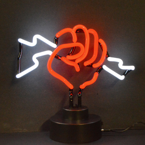 Fist With Lightning Neon Sculpture-WL-TN037