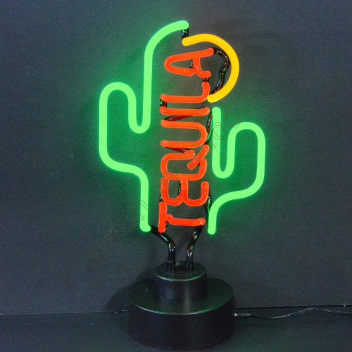 Tequila Cactus Neon Sculpture-WL-TN071